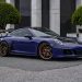 DTWraps Porsche 991.2 GTS in Ultraviolet with VR Forged D04 Centerlock Bronze Wheels
