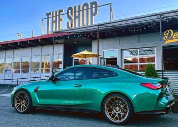 Isle of Man Green BMW M4 G82 with VR Forged D09 Satin Bronze Wheels