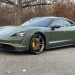 Porsche Taycan 4S in Matte Green with 22inch Bronze VR Forged D10 Wheels