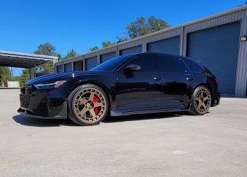 Audi RS6 Perfect Color Mix Black on Bronze with Full Carbon Aero Kit