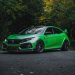 Slime Green Honda Civic Type-R with D03-R Forged Wheels