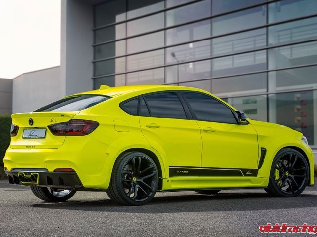 Lumma Design, body kit, yellow BMW X6M, tuned, CLR X6 R package