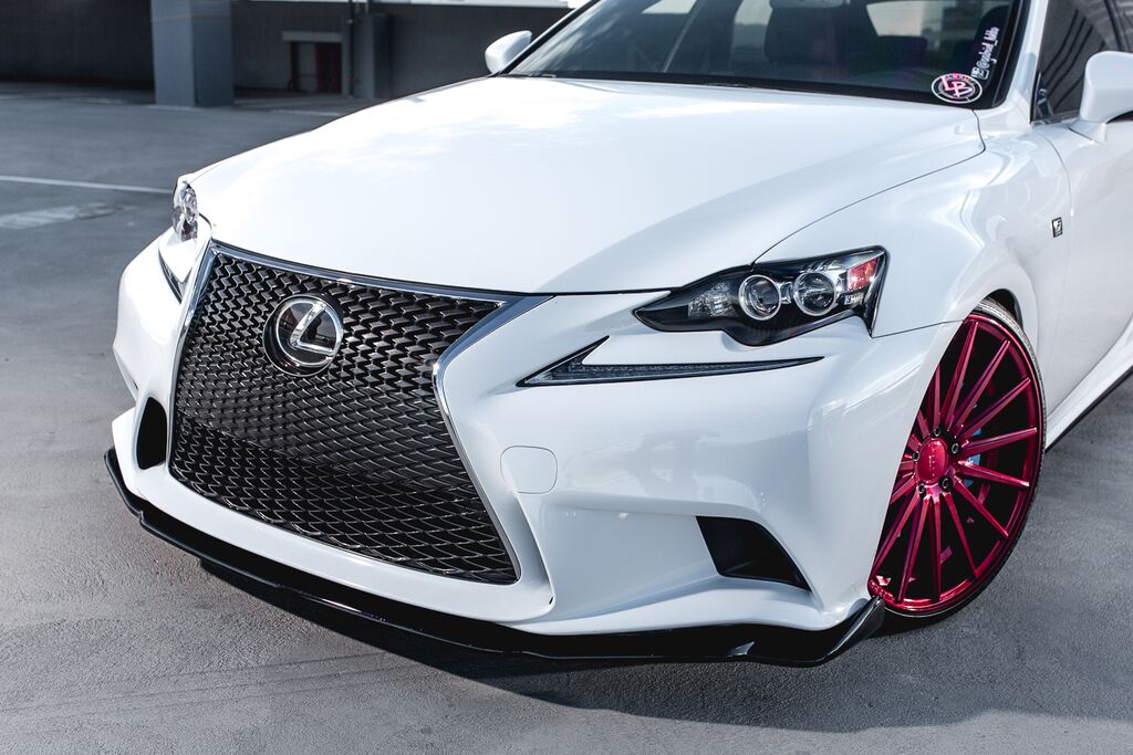 Aim Gain Front Bumper Lexus IS350 Red Vossen 