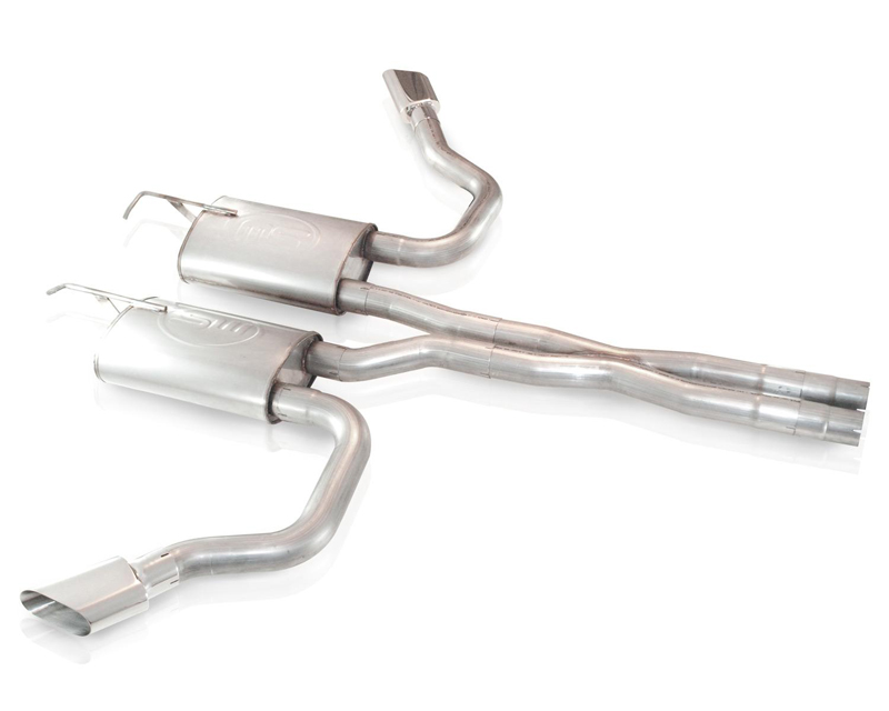 Stainless Works 2.5in True Dual Side Exit Catback Exhaust with X-Pipe