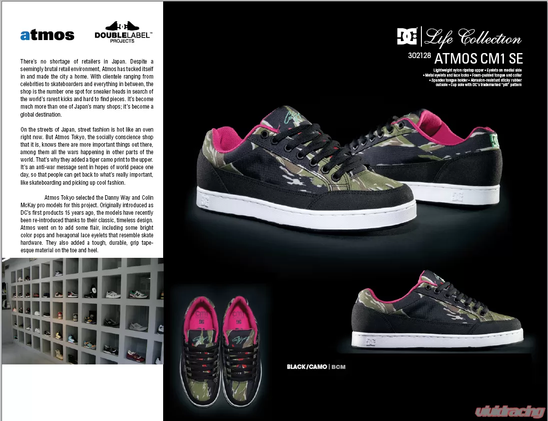 DC Shoes Double Label Projects Atmos CM1 SE Shoe