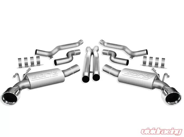 Borla Performance Touring Catback System w X-Pipe and Tips Chevrolet Camaro 6.2L 10+