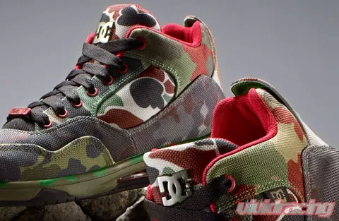 DC Shoes X SSUR Camouflage WR Artist Projects High Top Shoe