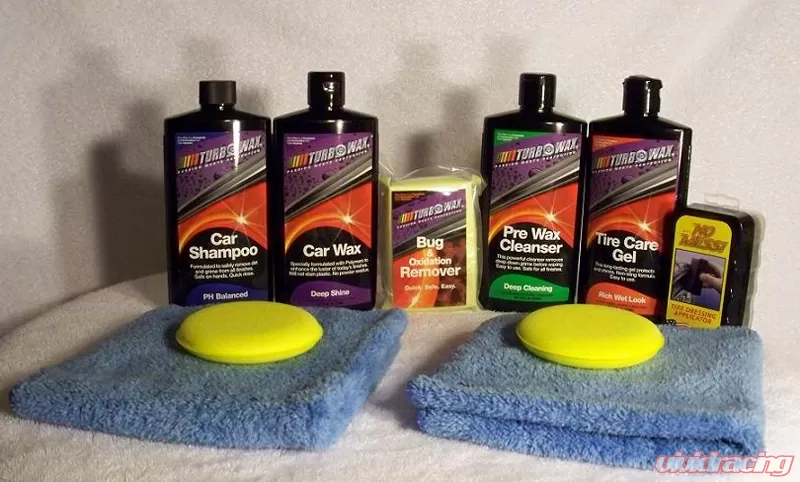 Turbo Wax Car Care Detailing Package Kit for Vivid Racing