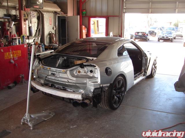 GT-R Getting Read to be Painted