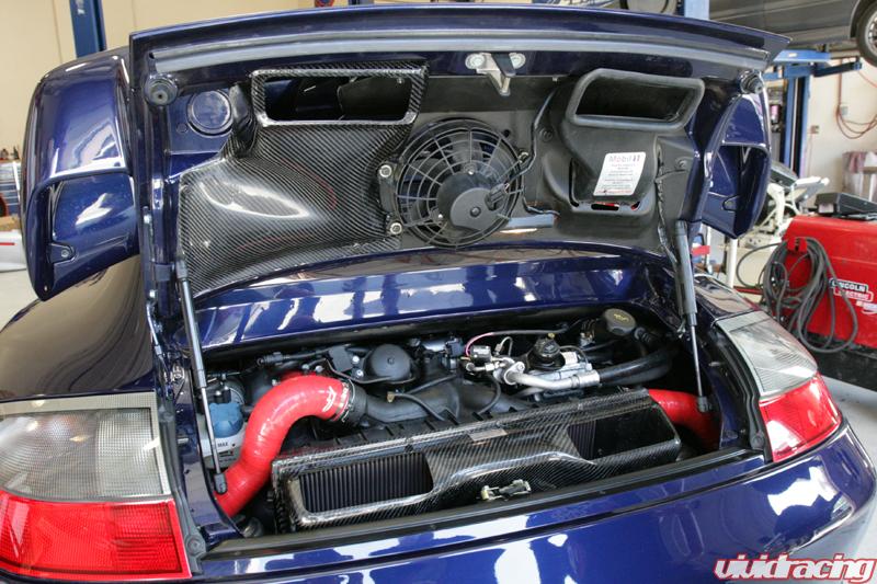 New Carbon Fiber Dual Snorkel Intake Kit Porsche 996TT