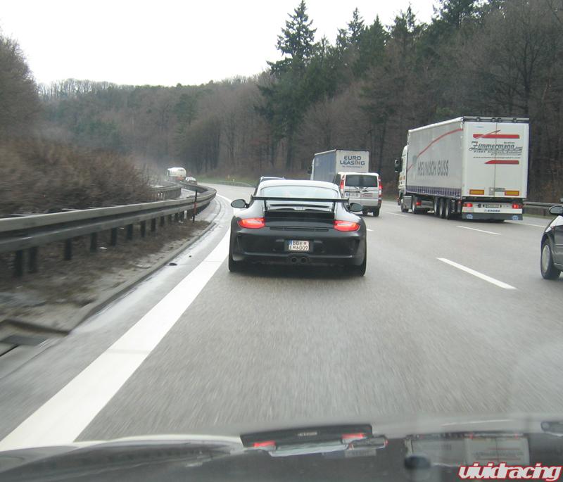 2009 Porsche 997 GT3 Spotted on Autobahn