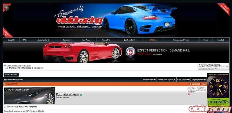 Luxury4play Official Porsche Forum Sponsor