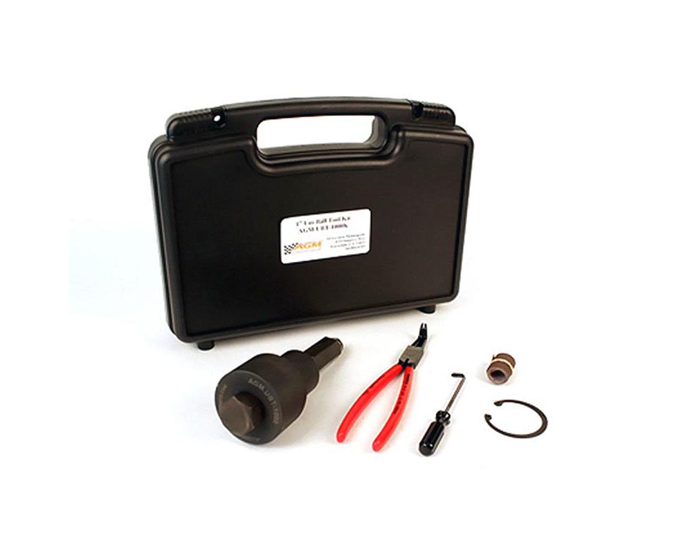 AGM Products 1.0 Inch Uniball Tool Kit Black - AGM-UBT-1000K