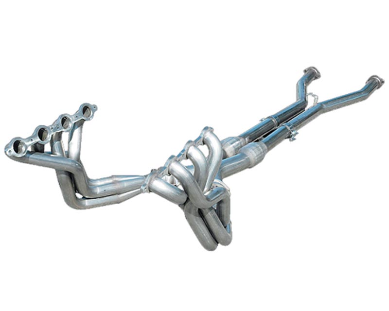 American Racing 1 3/4 x 3 Headers w/ 3 x 2 1/2 Catted X-Pipe Chevrolet Corvette C5 97-00 - C5-97134300LSWC
