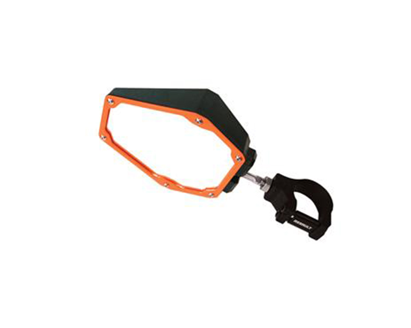 Assault Industries Bomber Series Orange on Black Side Mirrors with 1.75 Inch Clamp - 101005SM03072