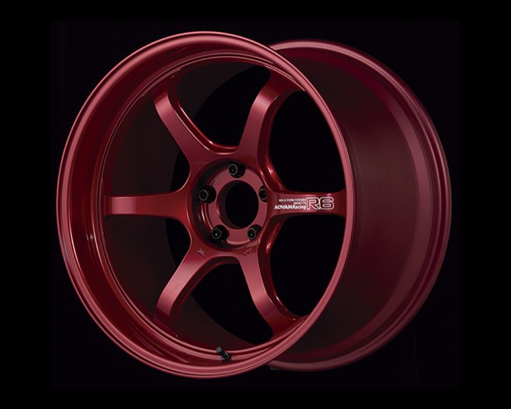 Advan R6 Wheel x10 5x114 3 35mm Racing Candy Red Ya60k35ecr