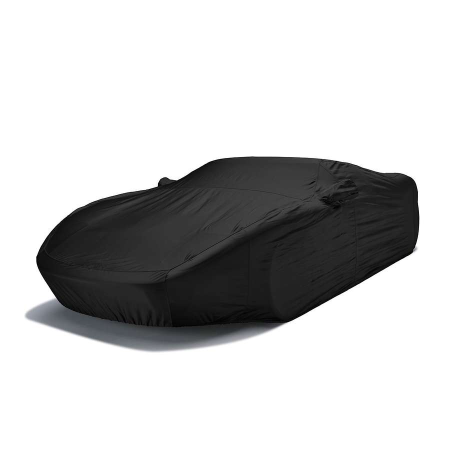 Black Covercraft Custom Fit Car Cover for Select Nissan Versa Models FS17021F5 Fleeced Satin 