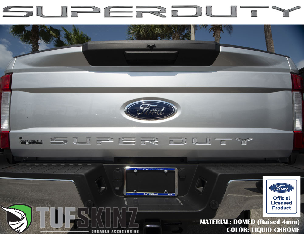 f550 2017-2019 FORD F250 HOOD and Tailgate SUPER DUTY inserts
