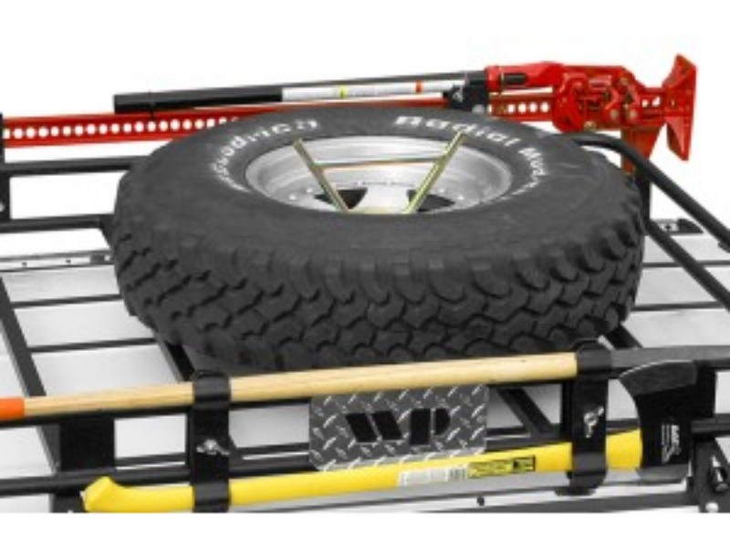 safari rack tire mount