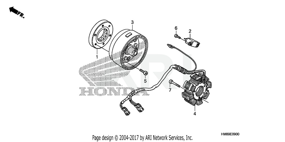 Honda OEM Part 28125-HM8-A61