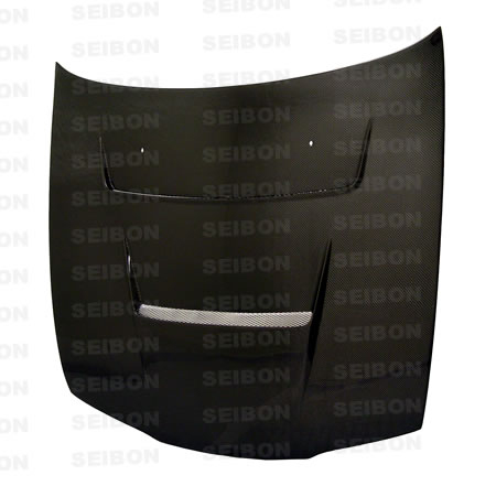 Seibon Carbon Fiber DV-Style Hood Nissan 240SX S14 95-96 - HD9596NS240-DV