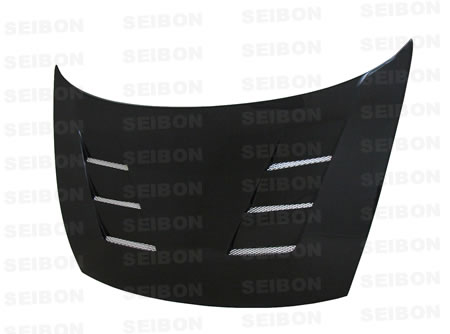 Seibon Carbon Fiber TS-Style Hood Honda Civic 4dr 06-08 - HD0607HDCV4D-TS
