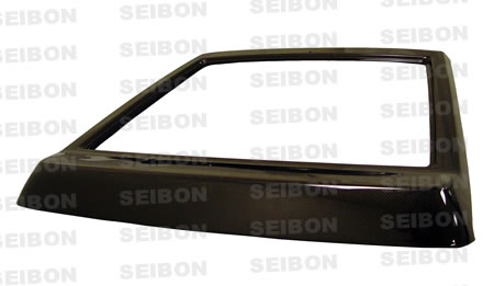 Seibon Carbon Fiber OEM-Style Rear Hatch Trunk Lid Toyota Corolla AE86 HB 84-87 - TL8487TYAE86HB