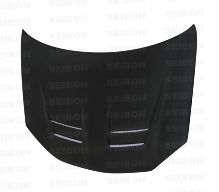 Seibon Carbon Fiber DV-Style Hood (Shaved) Volkswagen Golf GTI 06-08 - HD0607VWGTIB-DV