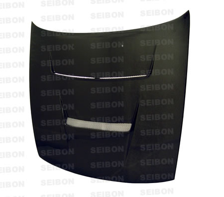 Seibon Carbon Fiber DV-Style Hood Nissan S13 JDM 89-94 - HD8994NSS13-DV