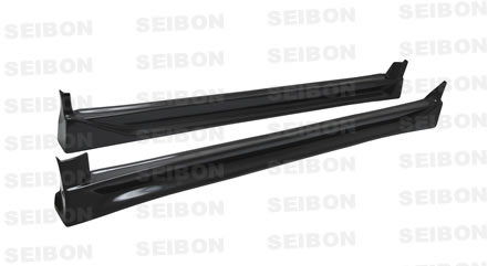 Seibon Carbon Fiber CW-Style Side Skirts Subaru WRX STI 04-05 - SS0405SBIMP-CW