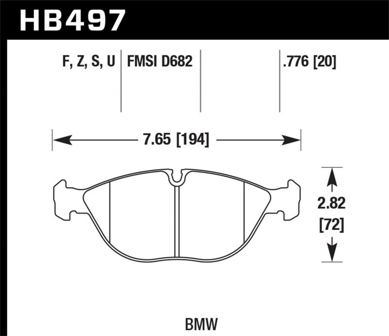 Hawk Performance HPS Front - HB497F.776
