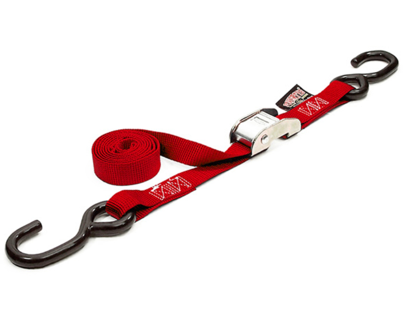 Powertye Tie-Down Cam S-Hook 1"X12' Red Each - 22121LOGO EACH