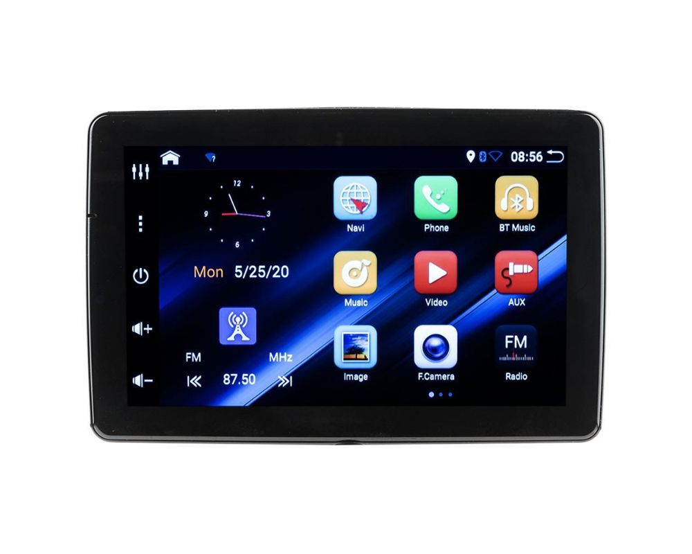 DS18 9" Swivel Modular Touchscreen Mechless Single-Din Headunit W/ Bluetooth Mirror Link USB GPS and Android 10 - DDX9AD