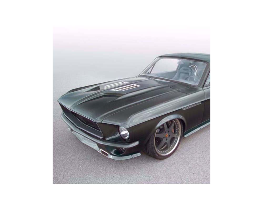 Ringbrothers Reactor Hood Insert Set - Natural Ford Mustang 1967-1968 - 50678-9201 N