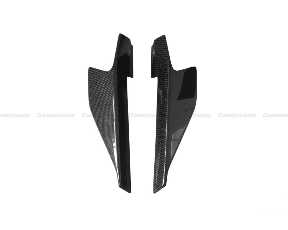 Carbonado CFRP Speciale Style Carbon Fiber Side Skirts Canards Ferrari 458 Coupe | Spyder 2010-2015 - CF9501SP-SSCRD