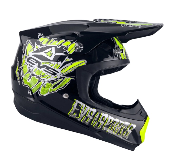 EVS Black T5 Egon Helmet 2XL - HE18T5EG-BK-XXL