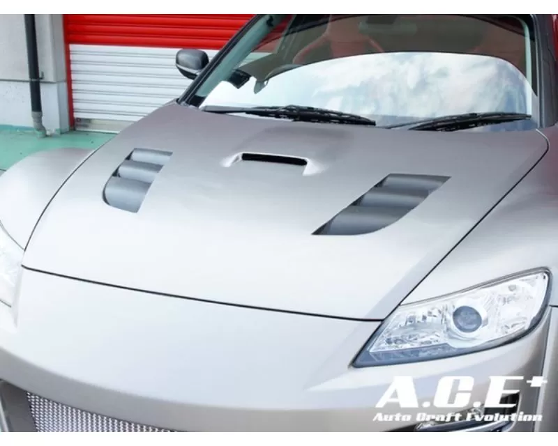 Auto Craft Aero Bonnet W/ Rain Protector Mazda RX-8 2008-2012 - ATC-5830FR