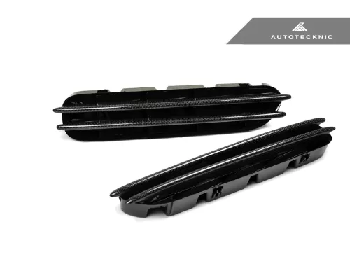 AutoTecknic Replacement Real Carbon Fiber Fender Gills BMW E60 Sedan | E61 Wagon | M5 04-11 - BM-0072