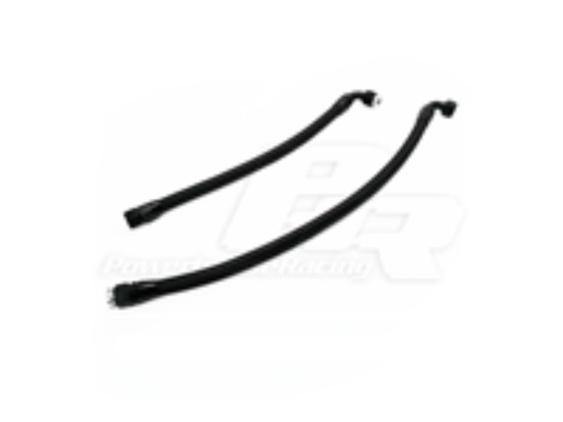Powerhouse Racing -12AN Black Braided Line Black Hose Ends Breather Lines for XTM Breather Tank Toyota Supra LHD | RHD - FT 01011038.B.BKB