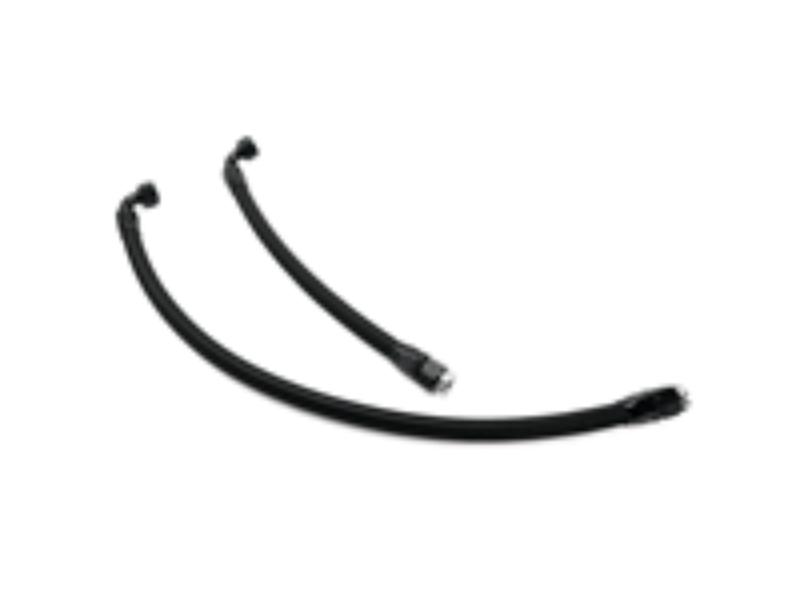 Powerhouse Racing -12AN Black Braided Lines Black Hose Ends Breather Lines Toyota Supra - FT 01011086.BKB