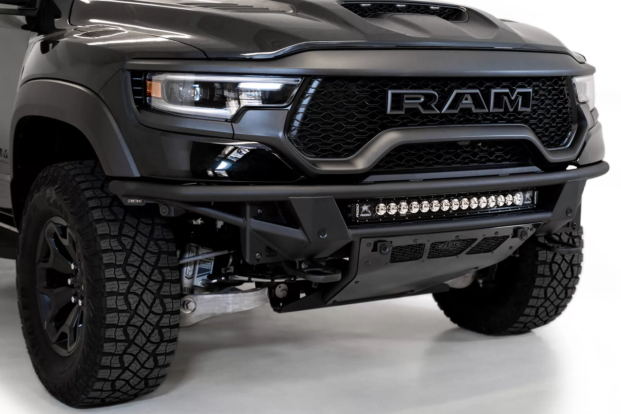 Addictive Desert Designs PRO Bolt-On Front Bumper with Sensors Ram TRX 2021+ - F628102160103