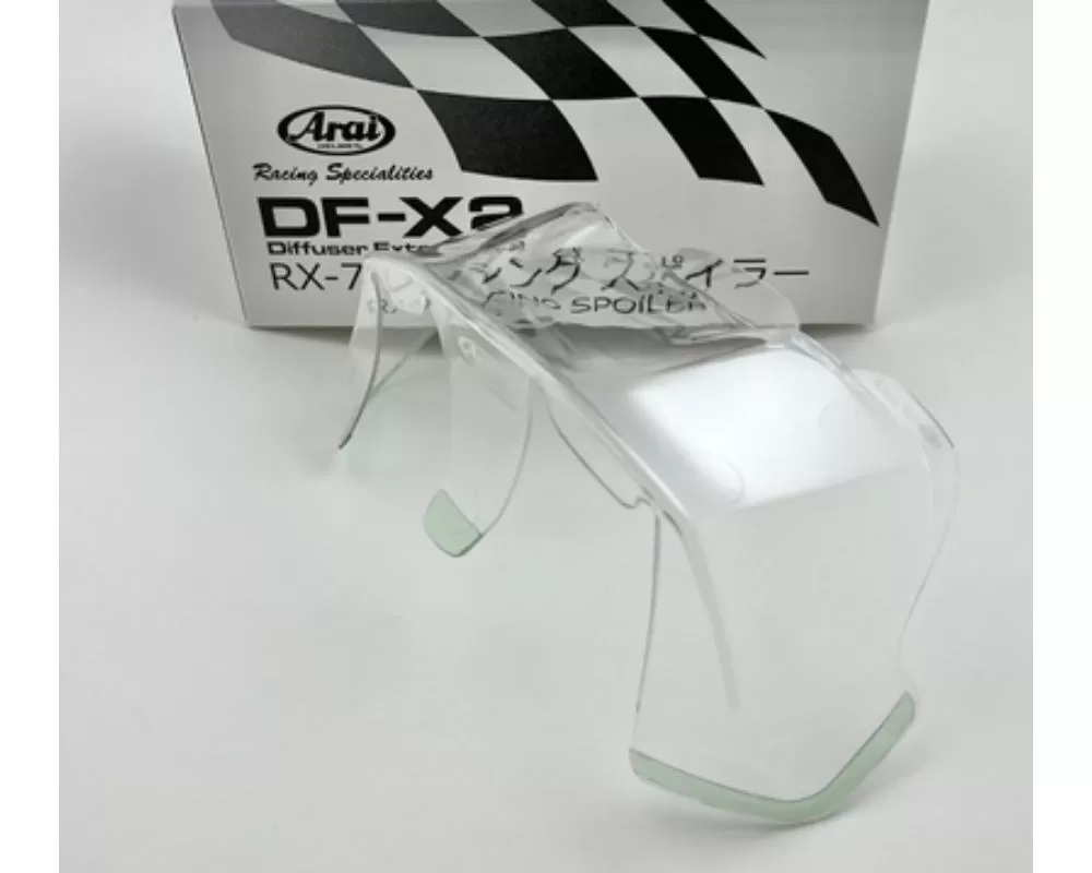 Arai DF-X2 Diffuser Extension-2 Clear - 105127