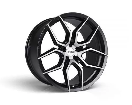 3SDM 0.50 SF Wheel 20x9 5x114.3 35mm Matte Black Brushed Face Wheel - 5060530681778