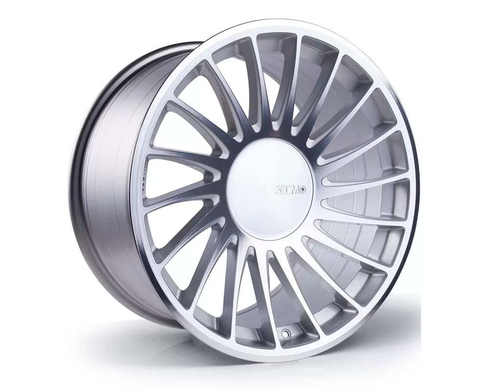 3SDM 0.04-SF Wheel 18x8.5 5x100 et35 CB73.1 Silver Cut - Max Load 875kg - 5060530683758