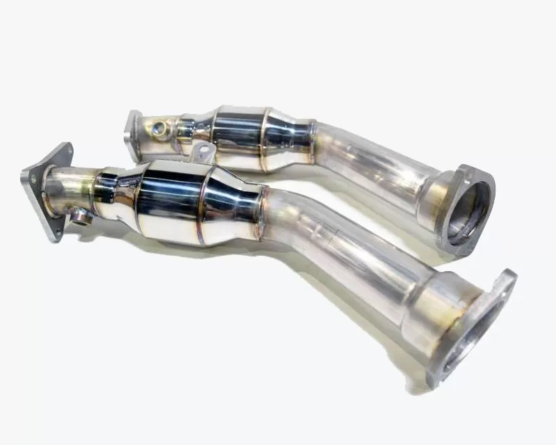 AAM Competition 2.5"-3" Non-Resonated Lower Downpipes Infiniti Q50 | Q60 3.0T 2015-2020 - AAMCQ50E-DP-LOWER-NONRES2.5