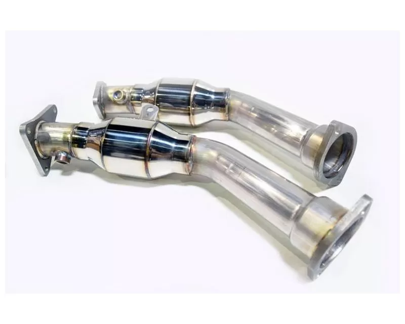 AAM Competition 2.5" Resonated Lower Downpipes Infiniti Q50 | Q60 3.0T 2015-2020 - AAMCQ50E-DP-RES2.5