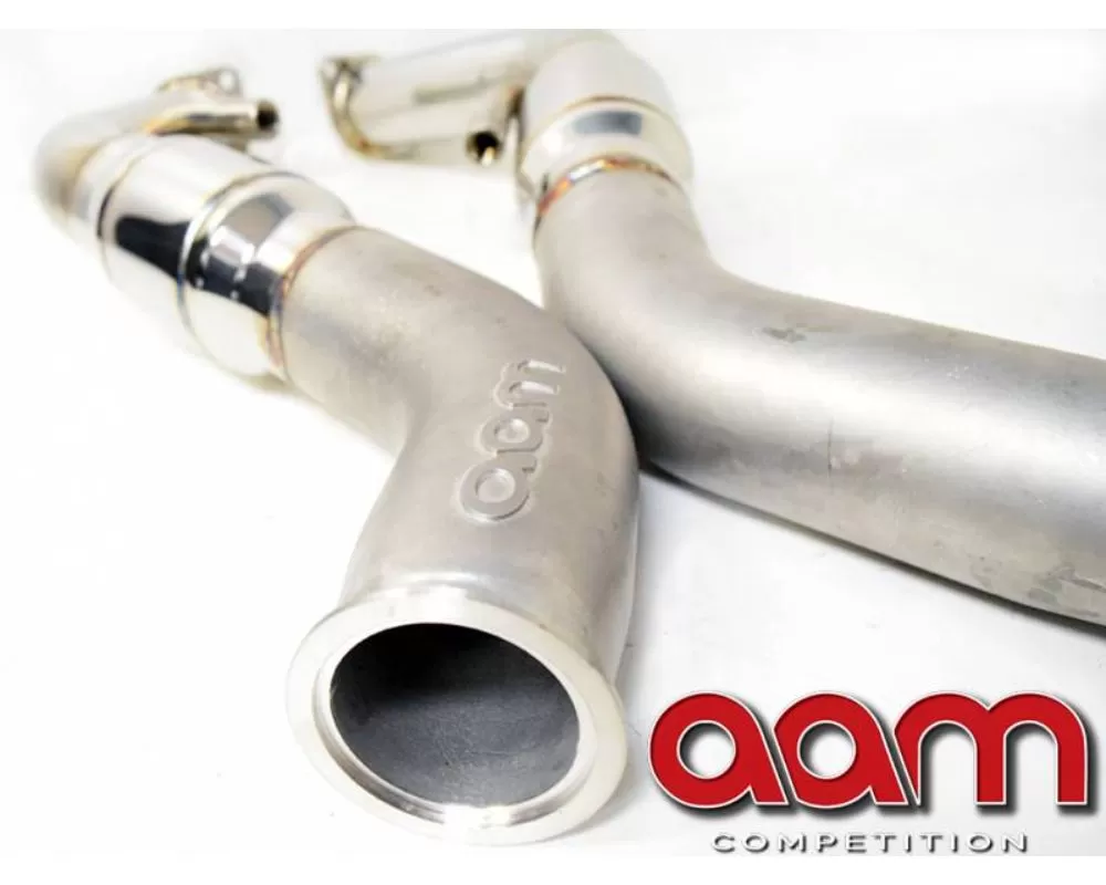 AAM Competition Cast Full Downpipes Resonated Infiniti Q50 | Q60 2015-2023 - AAMCQ50E-CDP-RES