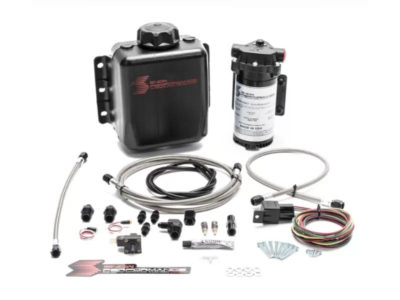Snow Performance Diesel Stage 1 Boost Cooler Water-Methanol Injection Kit SS Braided Line - SNO-301-BRD