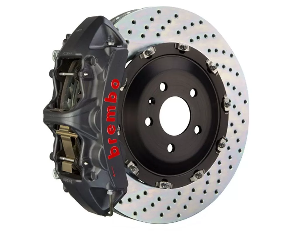 Brembo GT-S Front Big Brake Kit 380x34 2-Piece 6-Piston Drilled Rotors - 1N1.9079AS