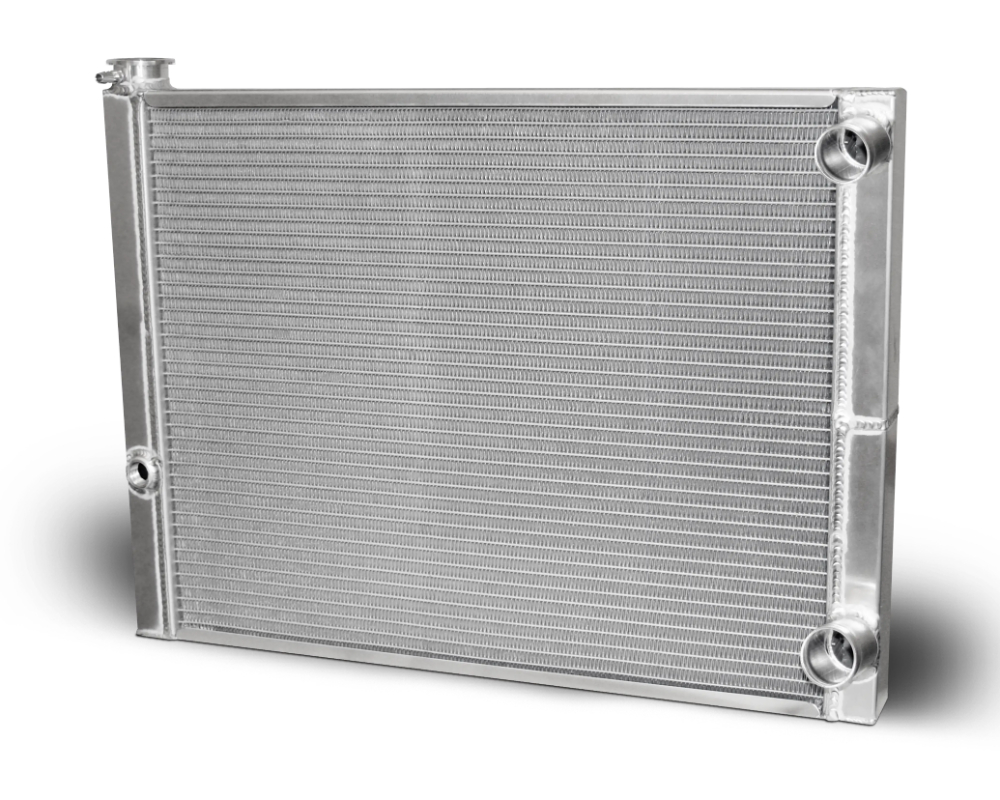 AFCO 1.50 Inlet 26 x 19 x 1.50 Core Aluminum Double Pass Radiator - 80184NDP